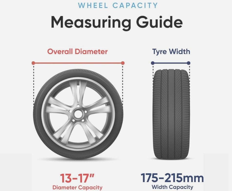 كيفية قياس مشبك العجلة؟