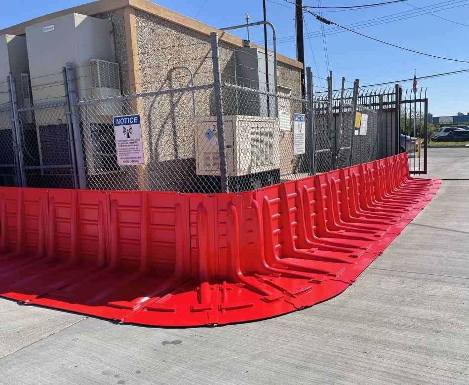 L-shaped Flood Barrier