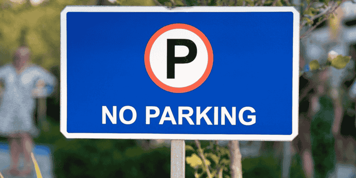 Señal de NO estacionar