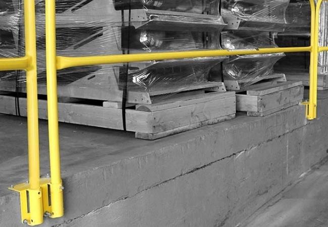 Our Warehouse Removable Guardrail