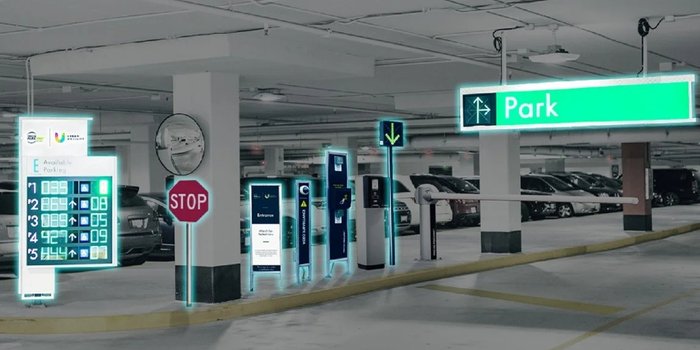 Parkplatzbeschilderung