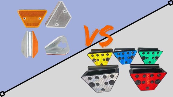 Reflective Delineators vs Solar LED Delineators