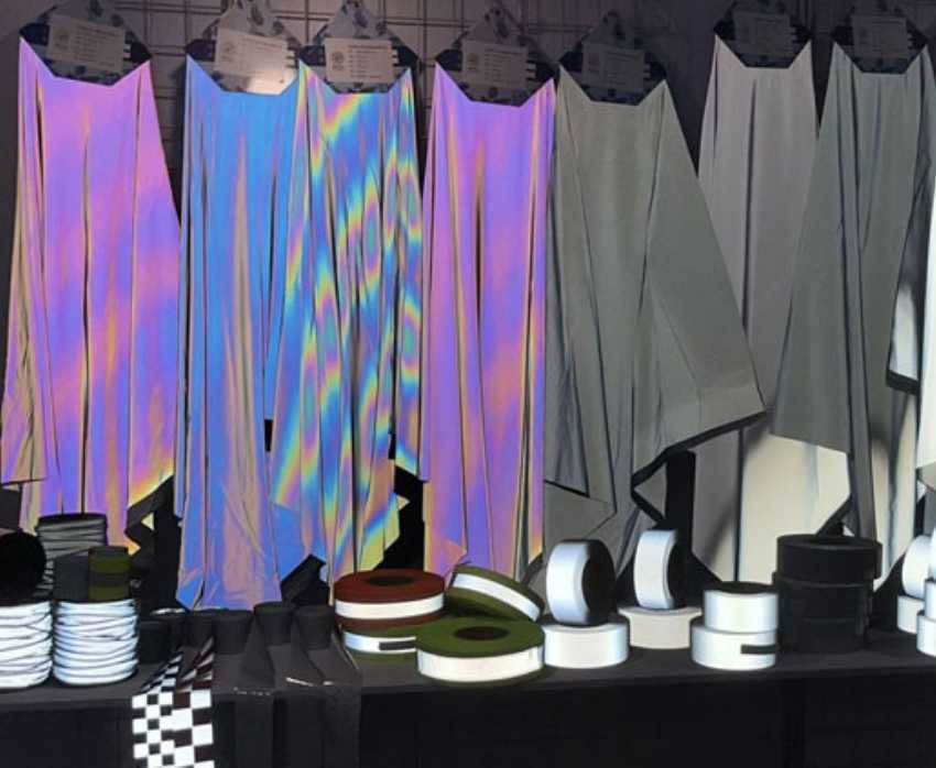 Material de tela reflectante