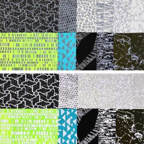 Tejido estampado reflectante