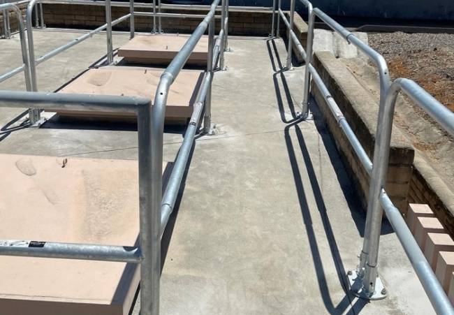 Removable Guardrail for Construction