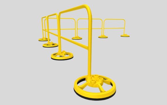 Removable and Portable Guardrail System