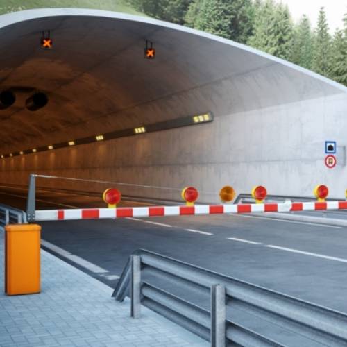 Barrera de barrera vial