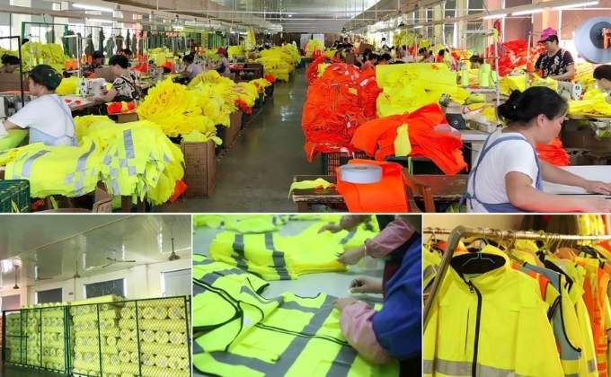 Taller de chalecos de seguridad