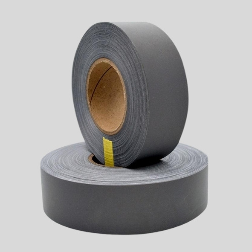 Cinta reflectante plateada para ropa