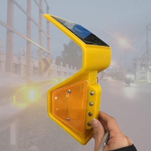 Reflector de barandilla alimentado con energía solar