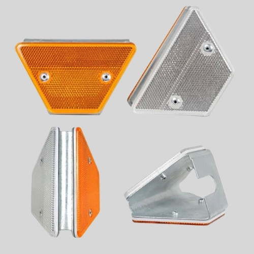 Steel Bracket Trapeziform Guardrail Delineator