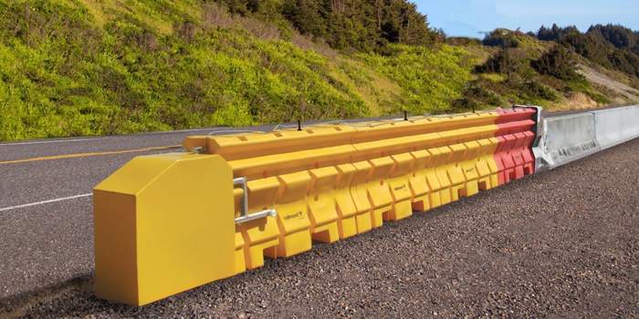 Temporäres Aufprallkissen