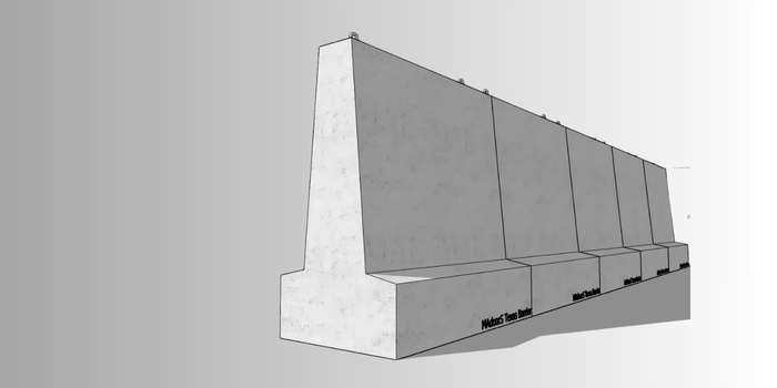Texas Betonbarriere