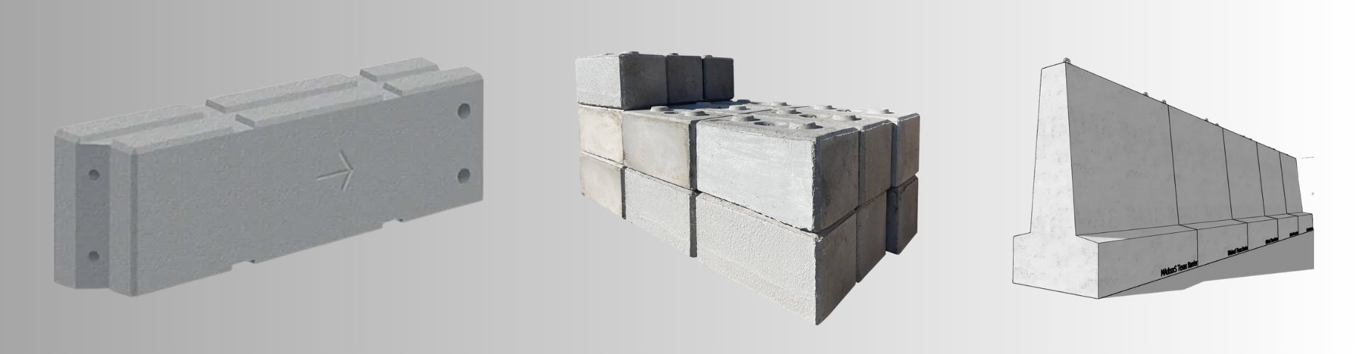 Виды бетонных ограждений