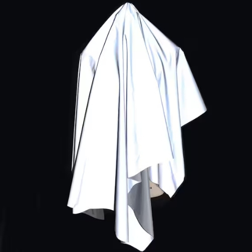 Tela reflectante blanca