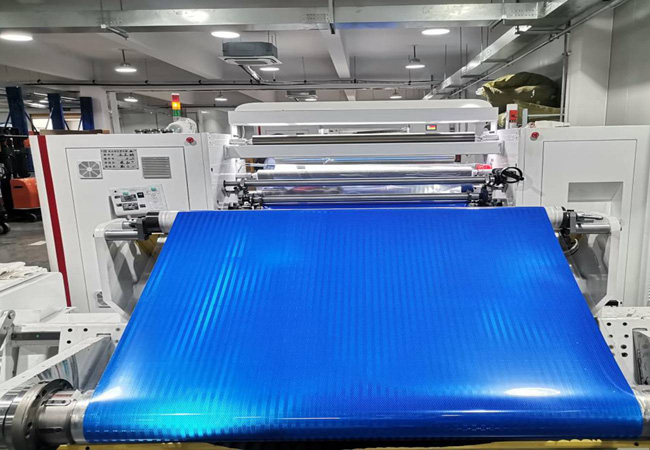reflective sheet material rolling