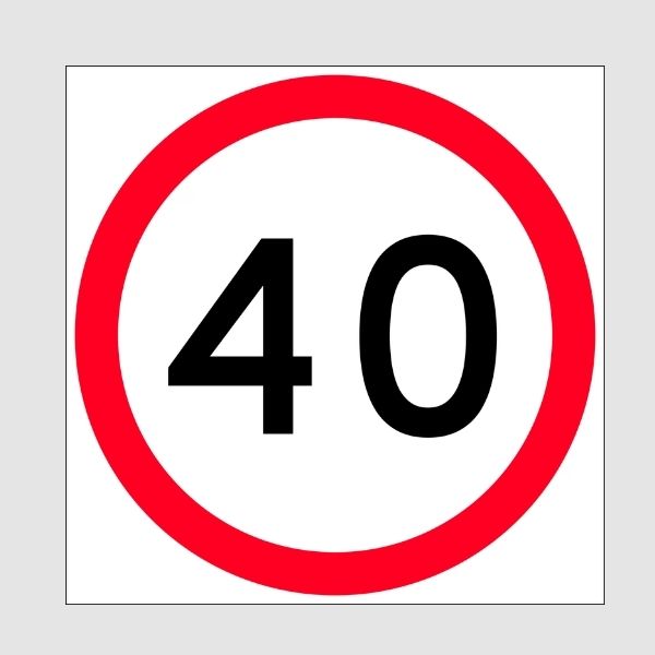 40km in Roundel Sign
