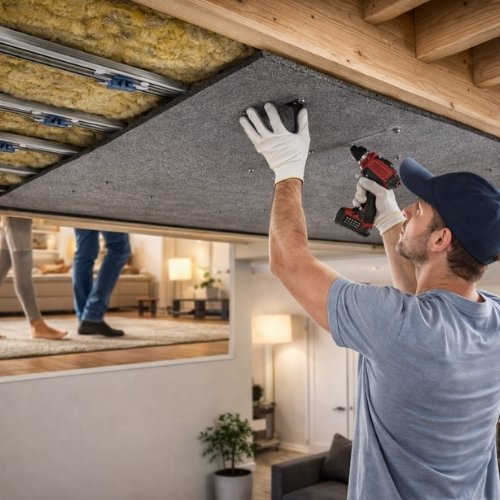 Acoustic Barrier for Ceiling