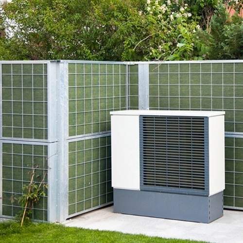 Acoustic Barrier for Heat Pump