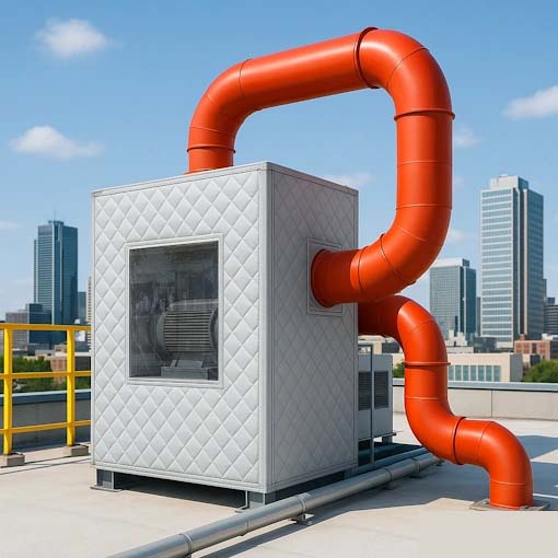 Acoustic Barrier for Industrial and Commercial Places