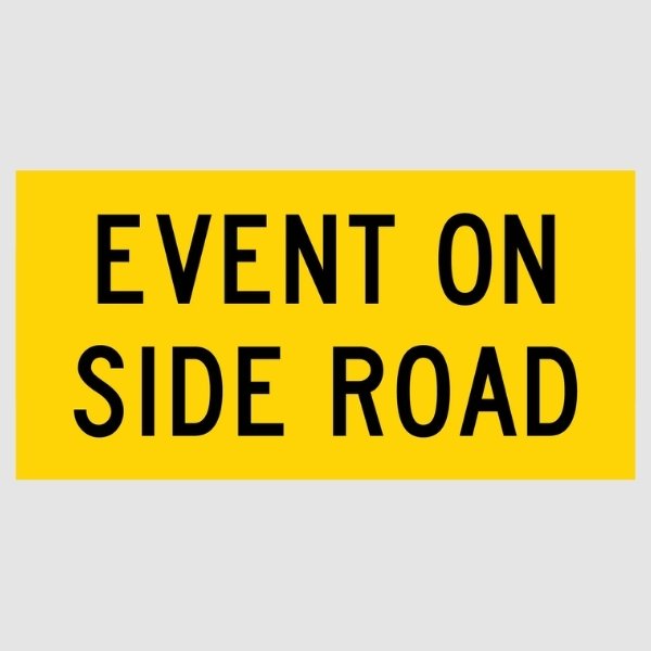 Event on Side Road Multi Message Sign