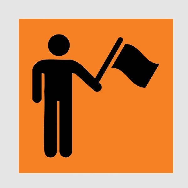 Flagman Orange Multi Message Sign
