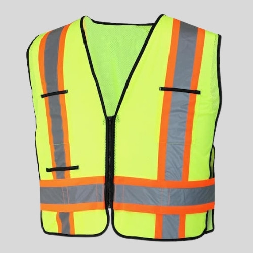 Gilet de sécurité fluorescent