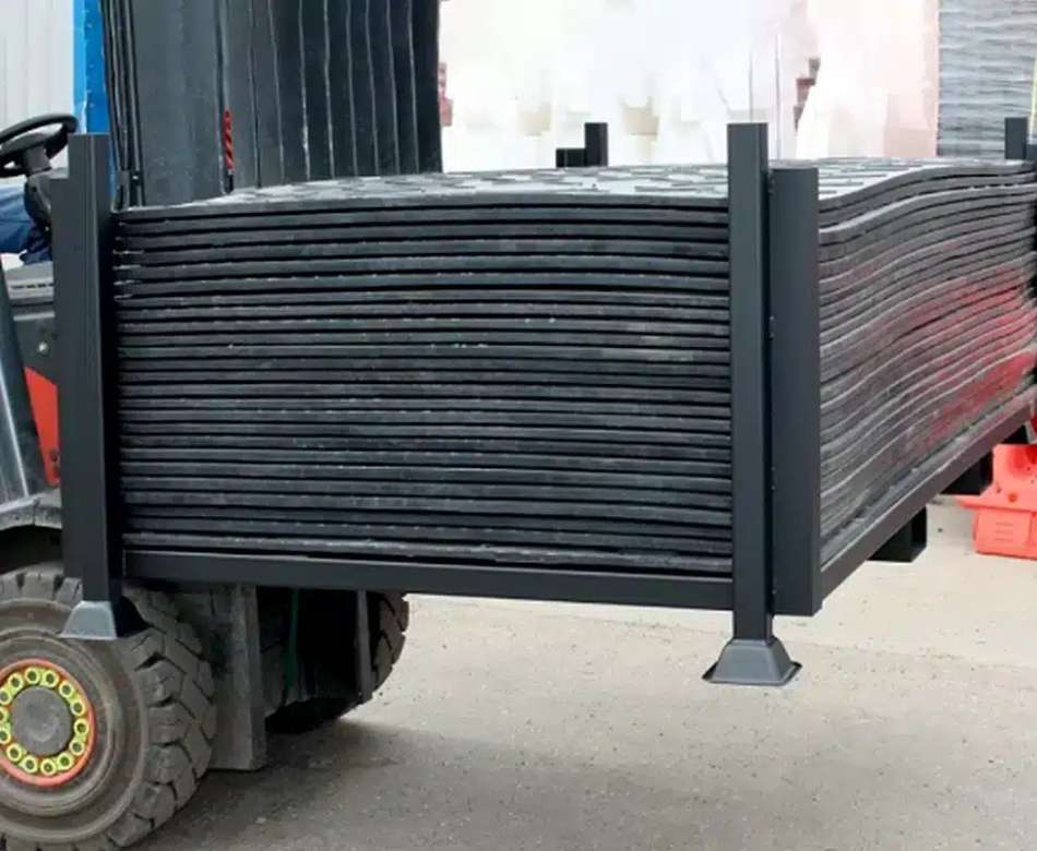 Bodenschutzmatten-Stillage