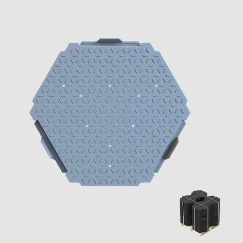 Sechseckige Bodenschutzmatten