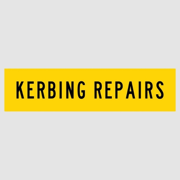 Kerbing Repairs Multi Message Sign