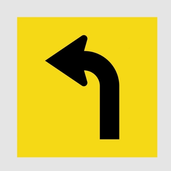 Lane Status Left Arrow Multi Message Sign