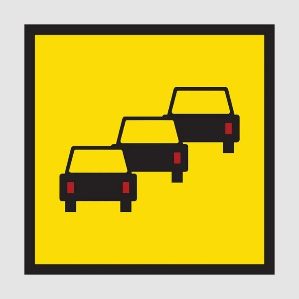 Queued Traffic Multi Message Sign