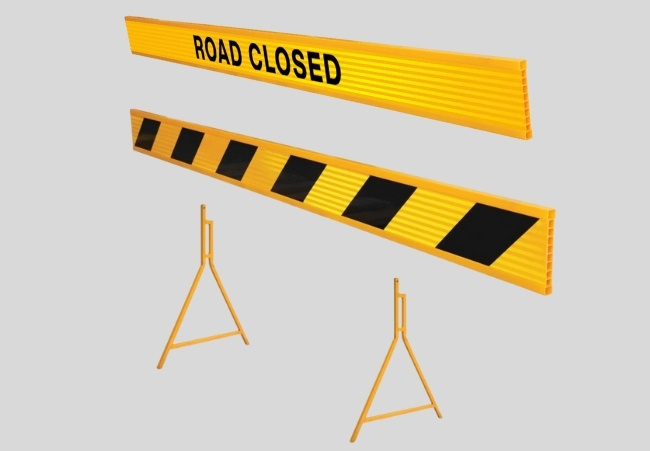 Reflective Barrier Board with Stands