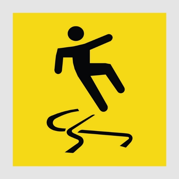 Slippery Footpath Multi Message Sign