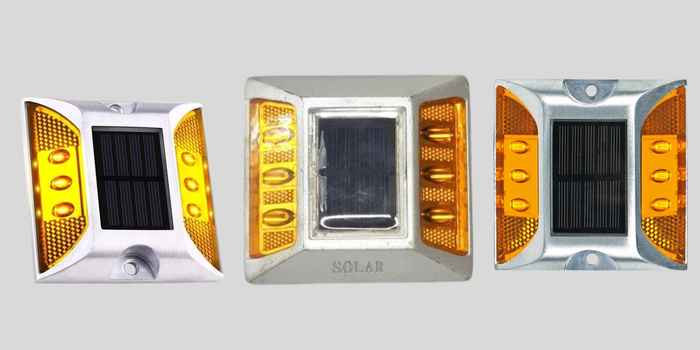 Olhos de gato LED solares