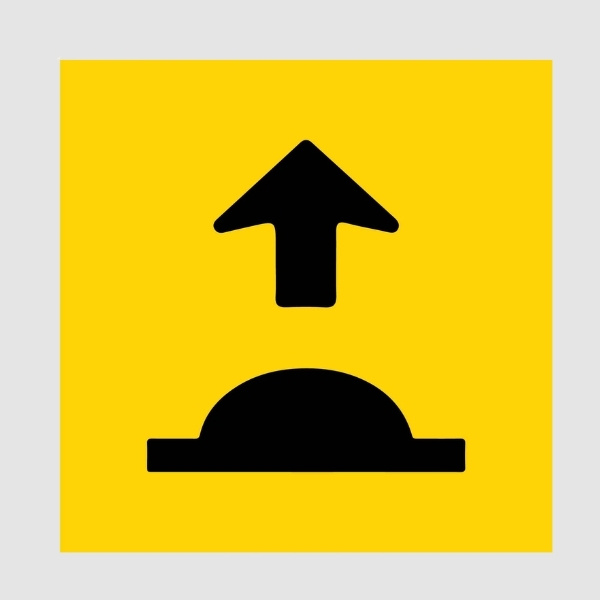Speed Hump (Arrow Up) Multi Message Sign