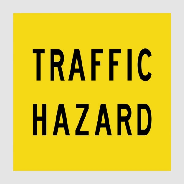 Traffic Hazard Multi Message Sign