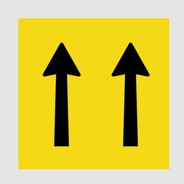 Two Lanes Ahead Multi Message Sign