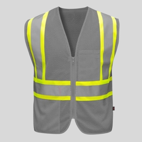 gilet de sécurité gris