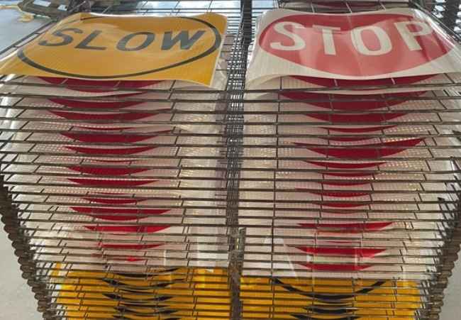 stop slow bat reflective sheet