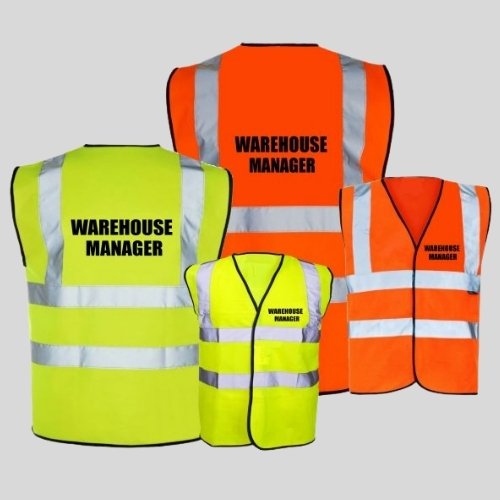 Gilet de sécurité d'entrepôt