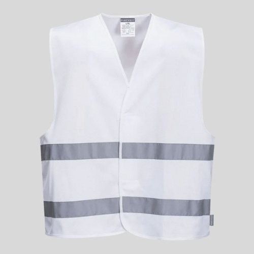 gilet de sécurité blanc