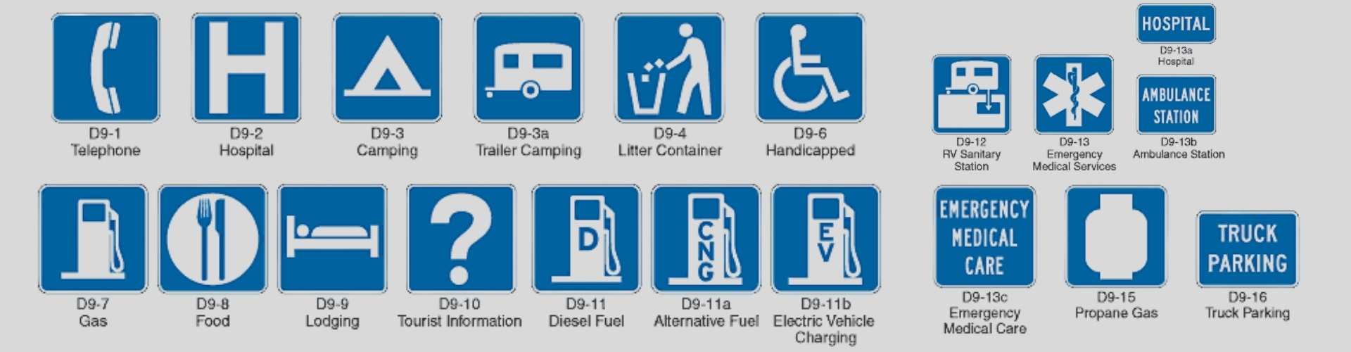 Blue Road Sign Meaning