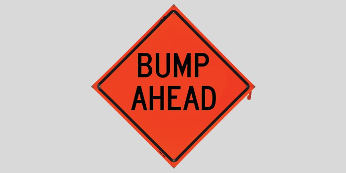 Bump Ahead Sign