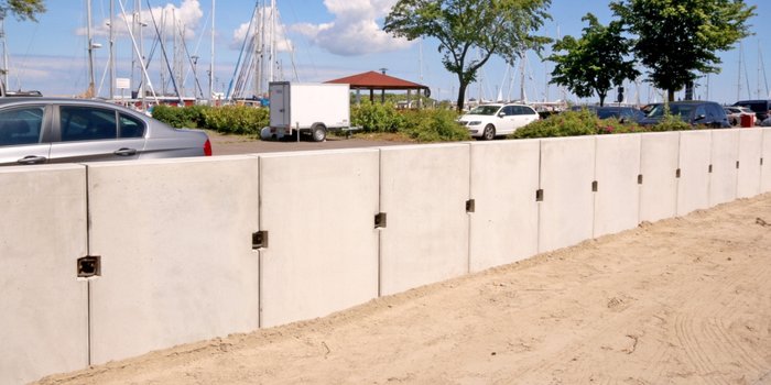 Concrete Flood Barrier