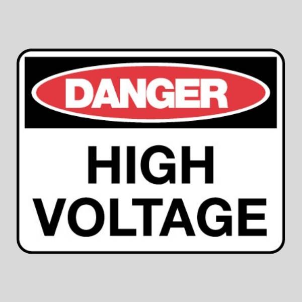 Danger High Voltage Sign
