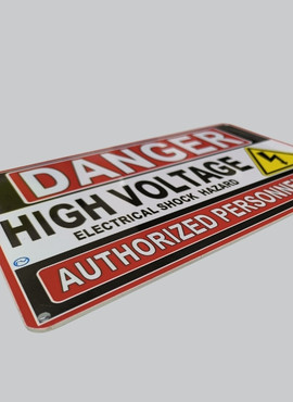 Danger Signs in Customizable Sizes