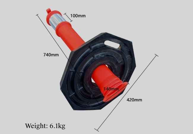 Delineator Base Sizes