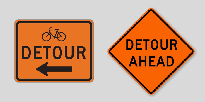 Detour Signs