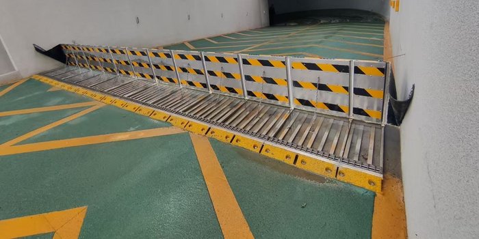 Flip up Flood Barriers